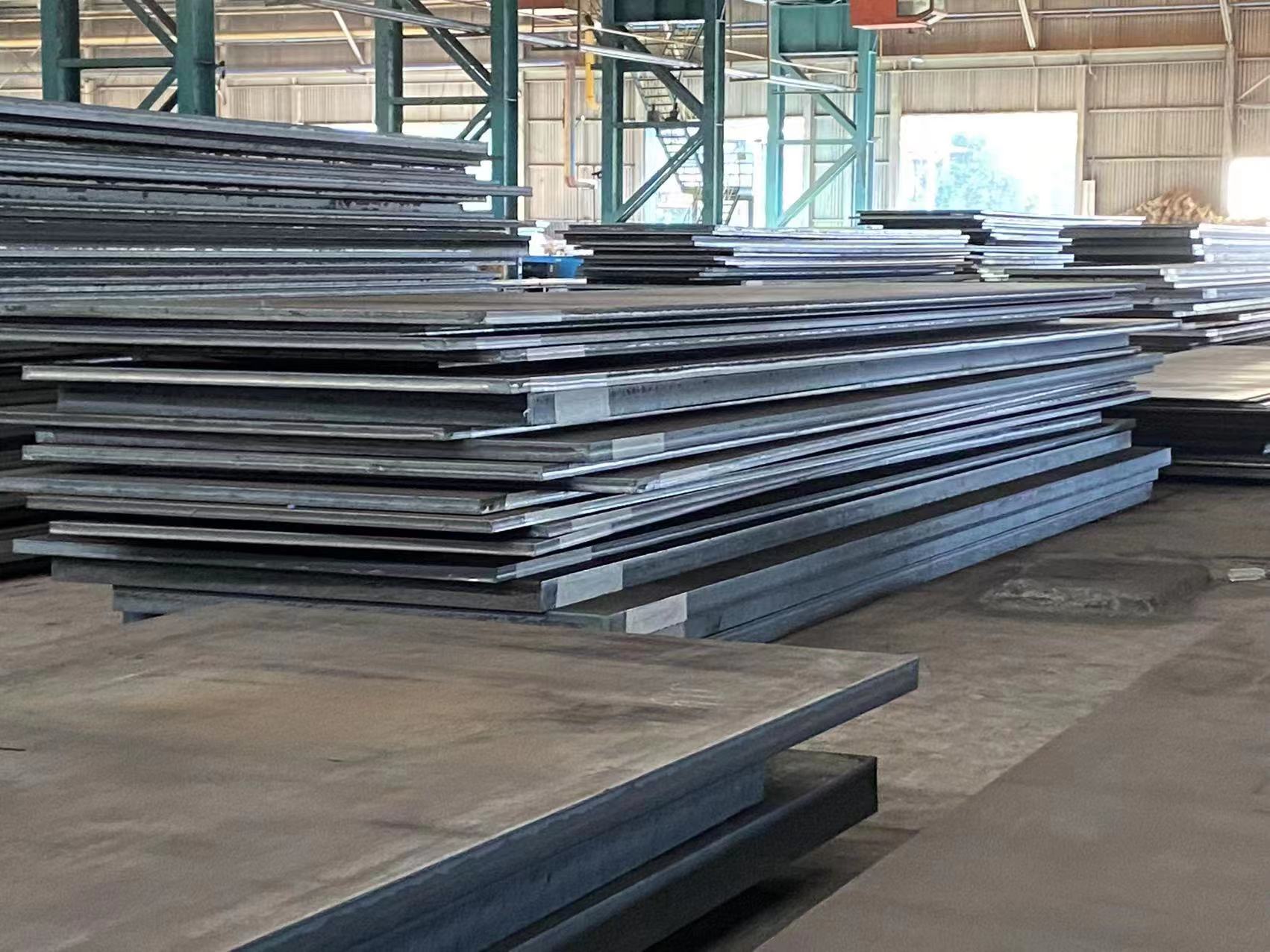 Steel plate of various thickness